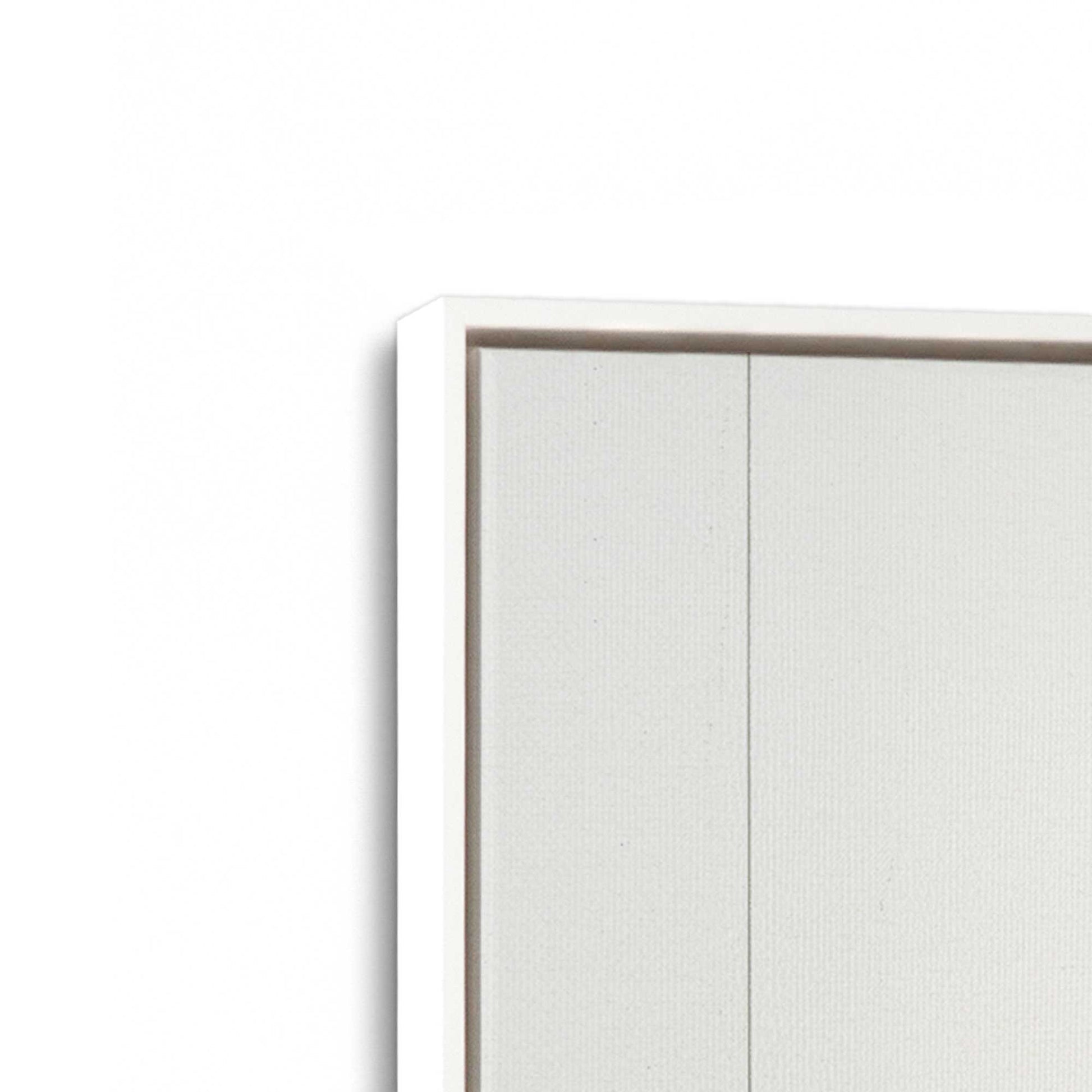 [Color:Opaque White], Picture of art in a White frame at an angle
