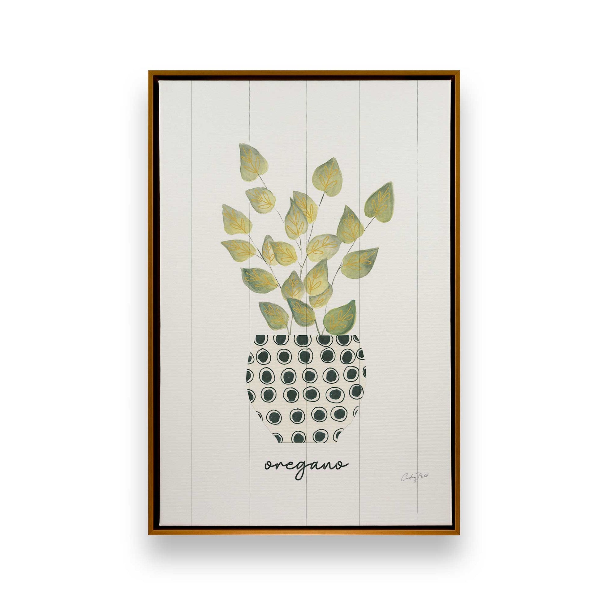 [Color:Polished Gold], Picture of art in a Polished Gold frame