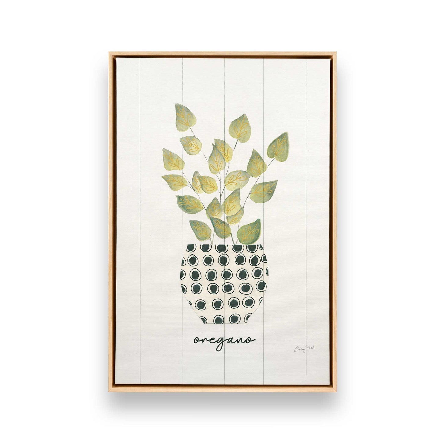 [Color:American Maple], Picture of art in a American Maple frame