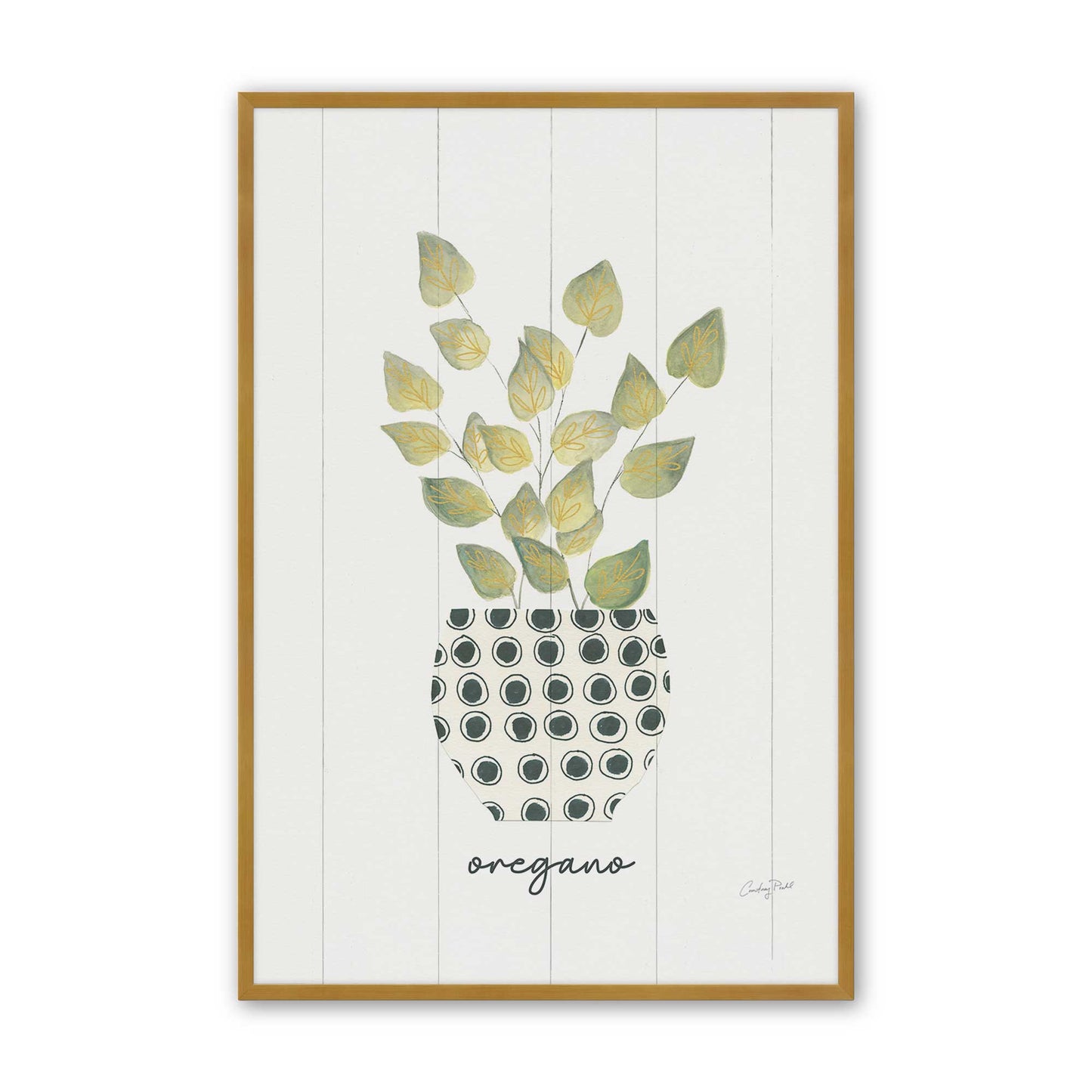 [Color:Polished Gold], Picture of art in a Polished Gold frame