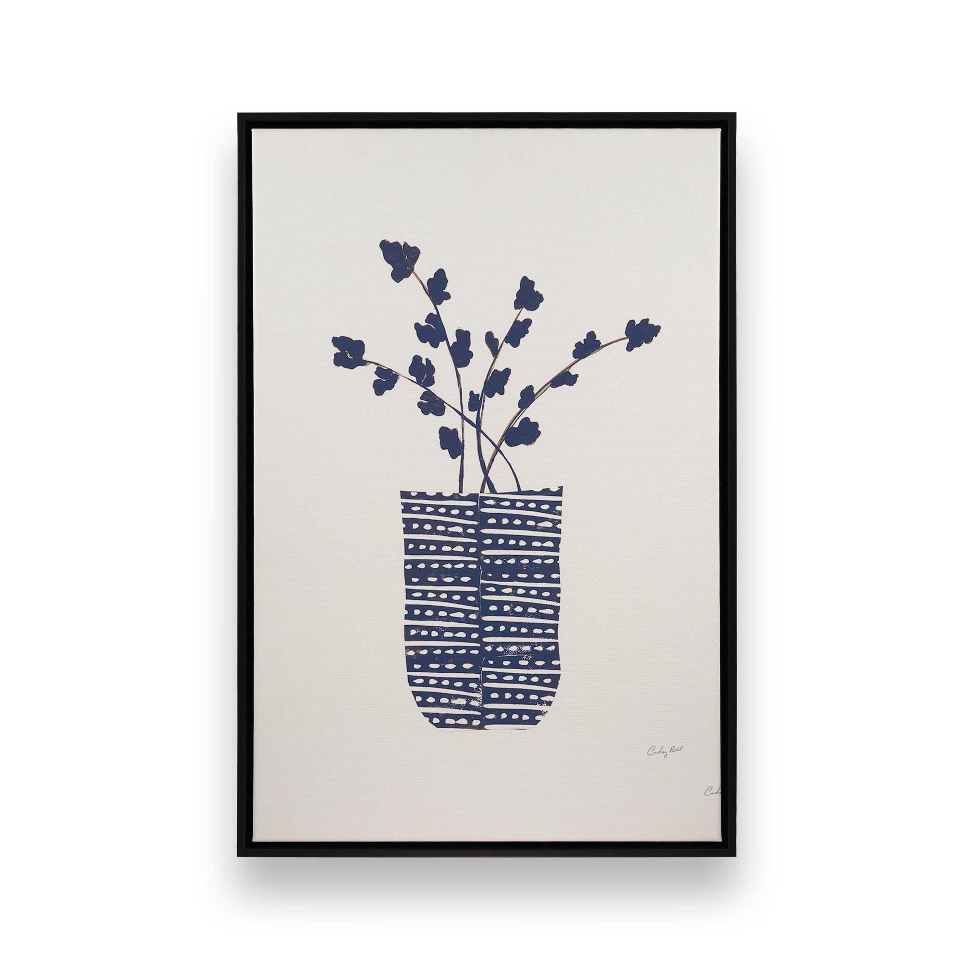 [Color:Satin Black], Picture of art in a Satin Black frame