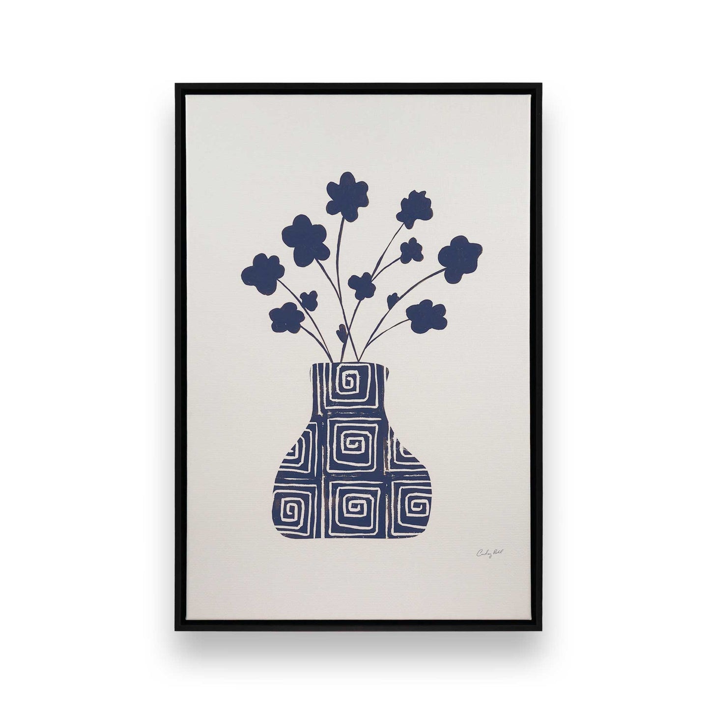 [Color:Satin Black], Picture of art in a Satin Black frame