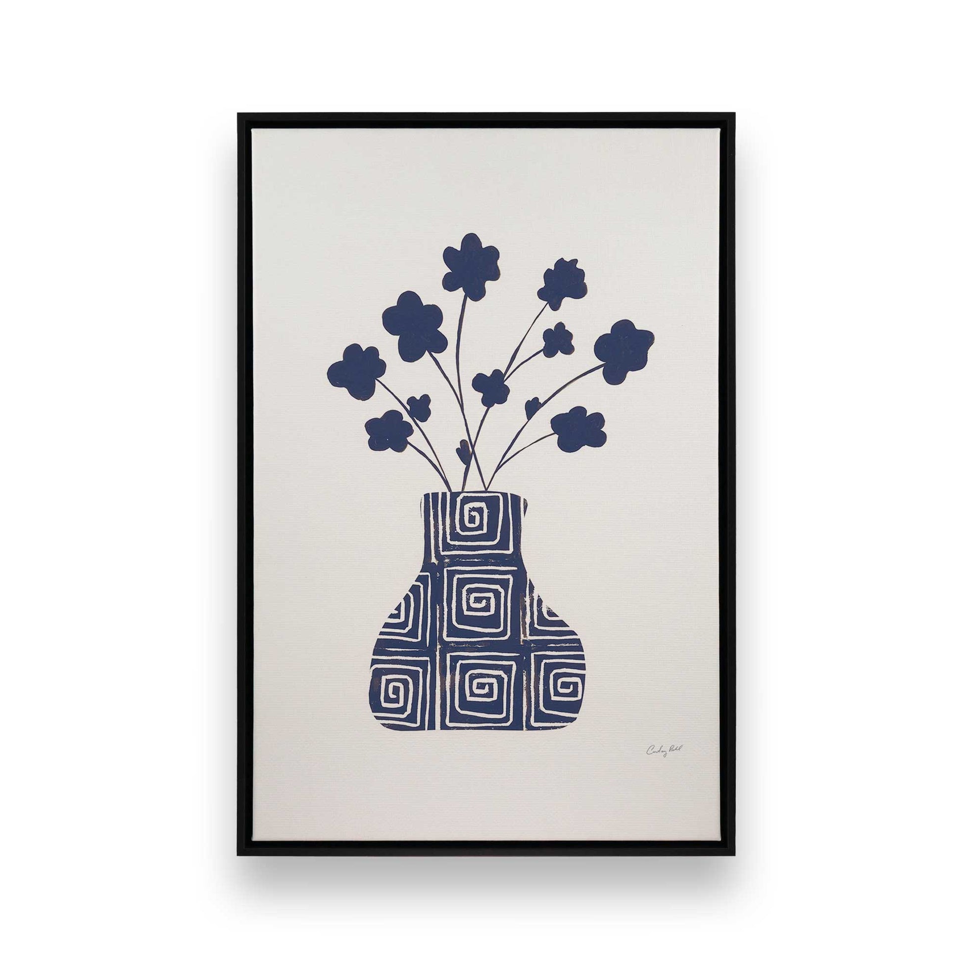 [Color:Satin Black], Picture of art in a Satin Black frame
