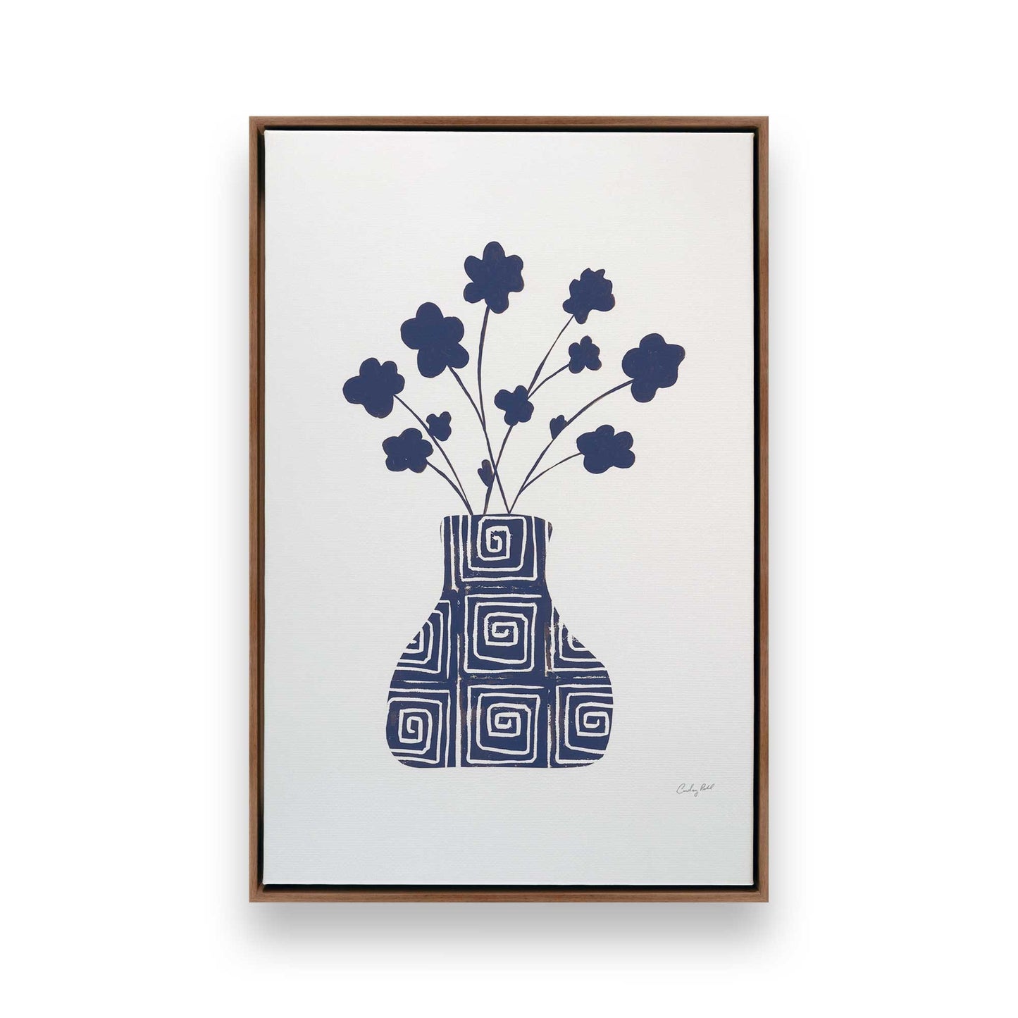 [Color:Walnut], Picture of art in a Walnut frame