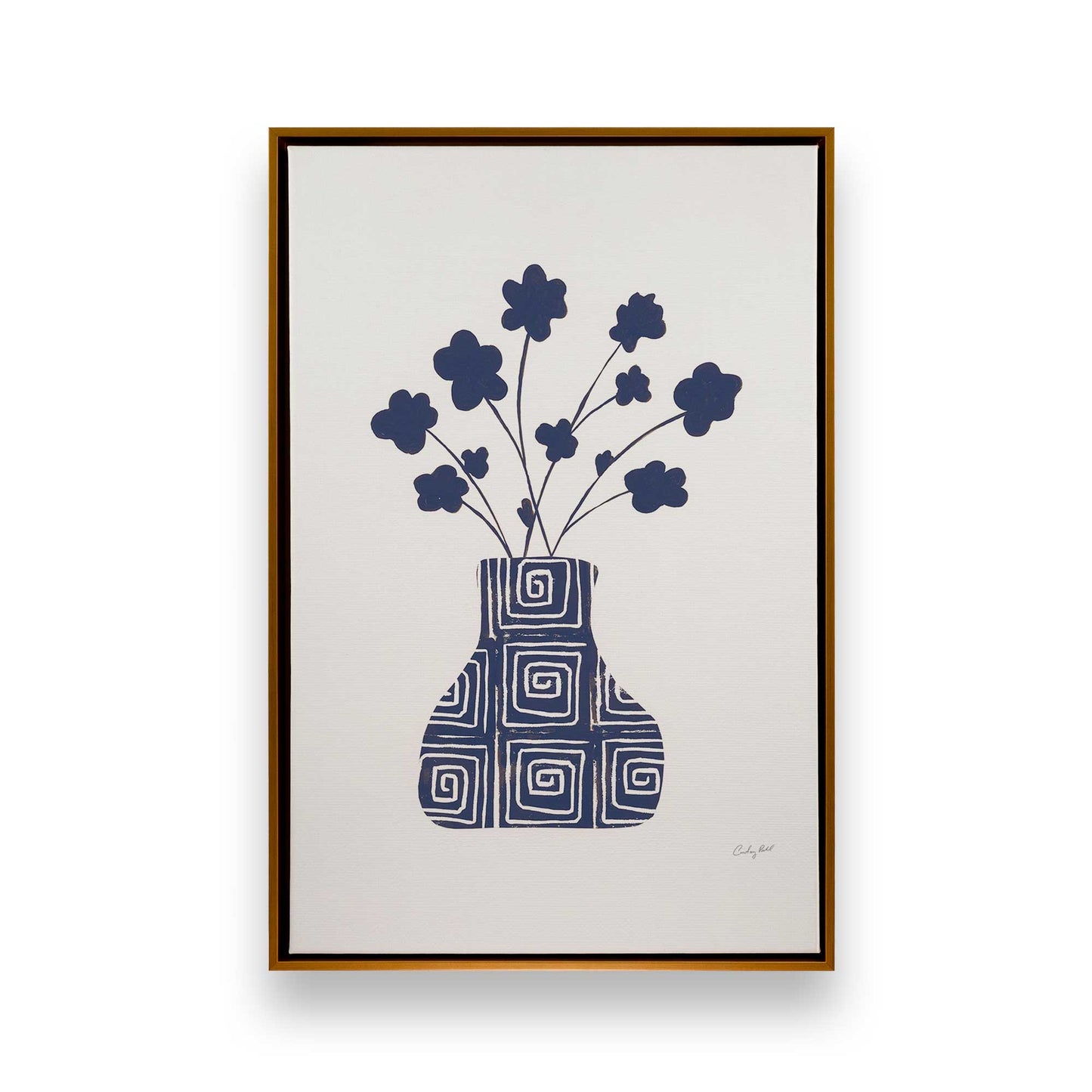 [Color:Polished Gold], Picture of art in a Polished Gold frame