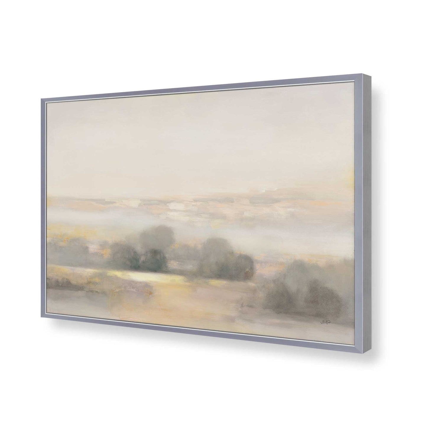 [Color:Polished Chrome], Picture of art in a Polished Chrome frame of the corner
