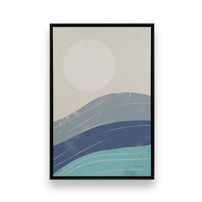 [Color:Satin Black], Picture of art in a Satin Black frame