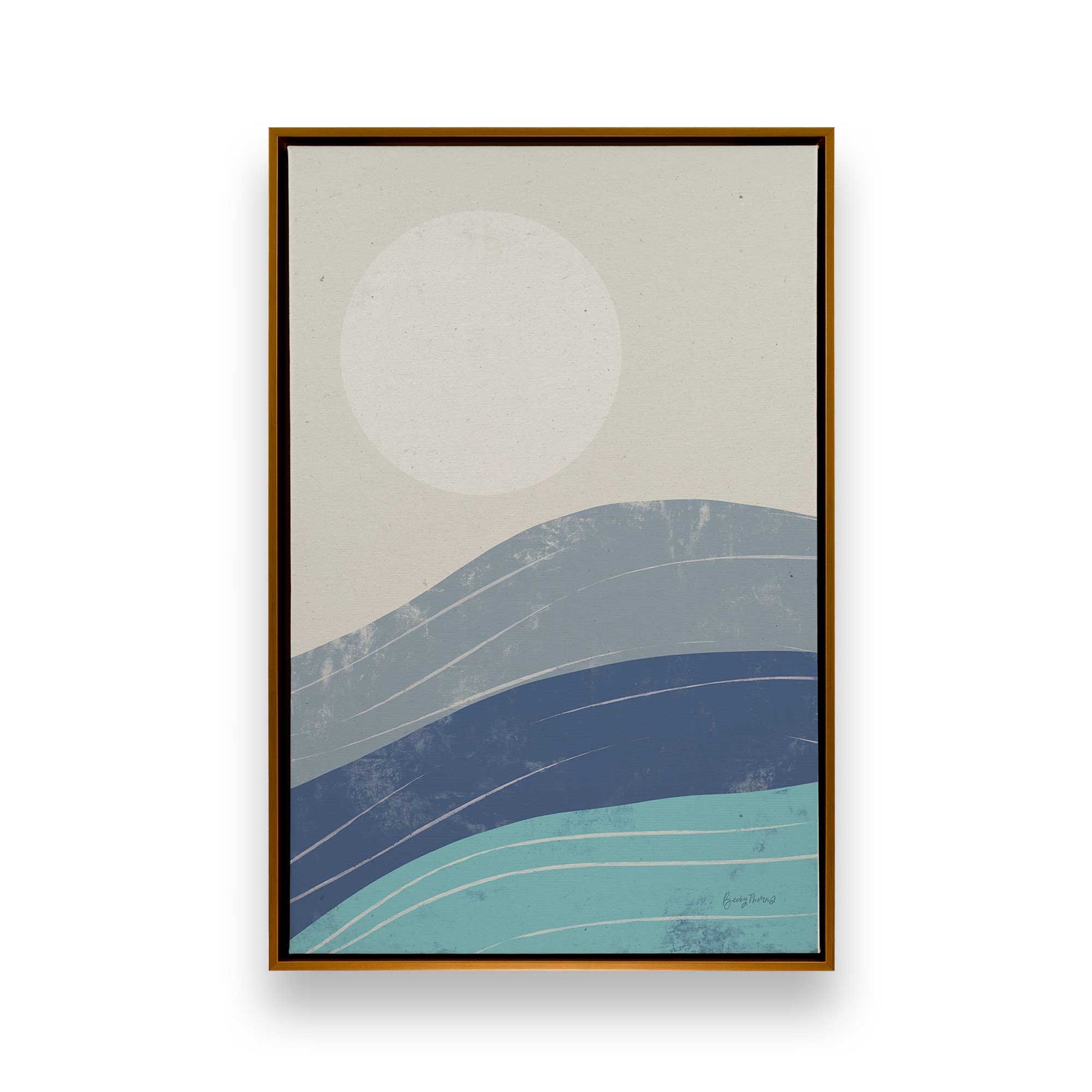 [Color:Polished Gold], Picture of art in a Polished Gold frame
