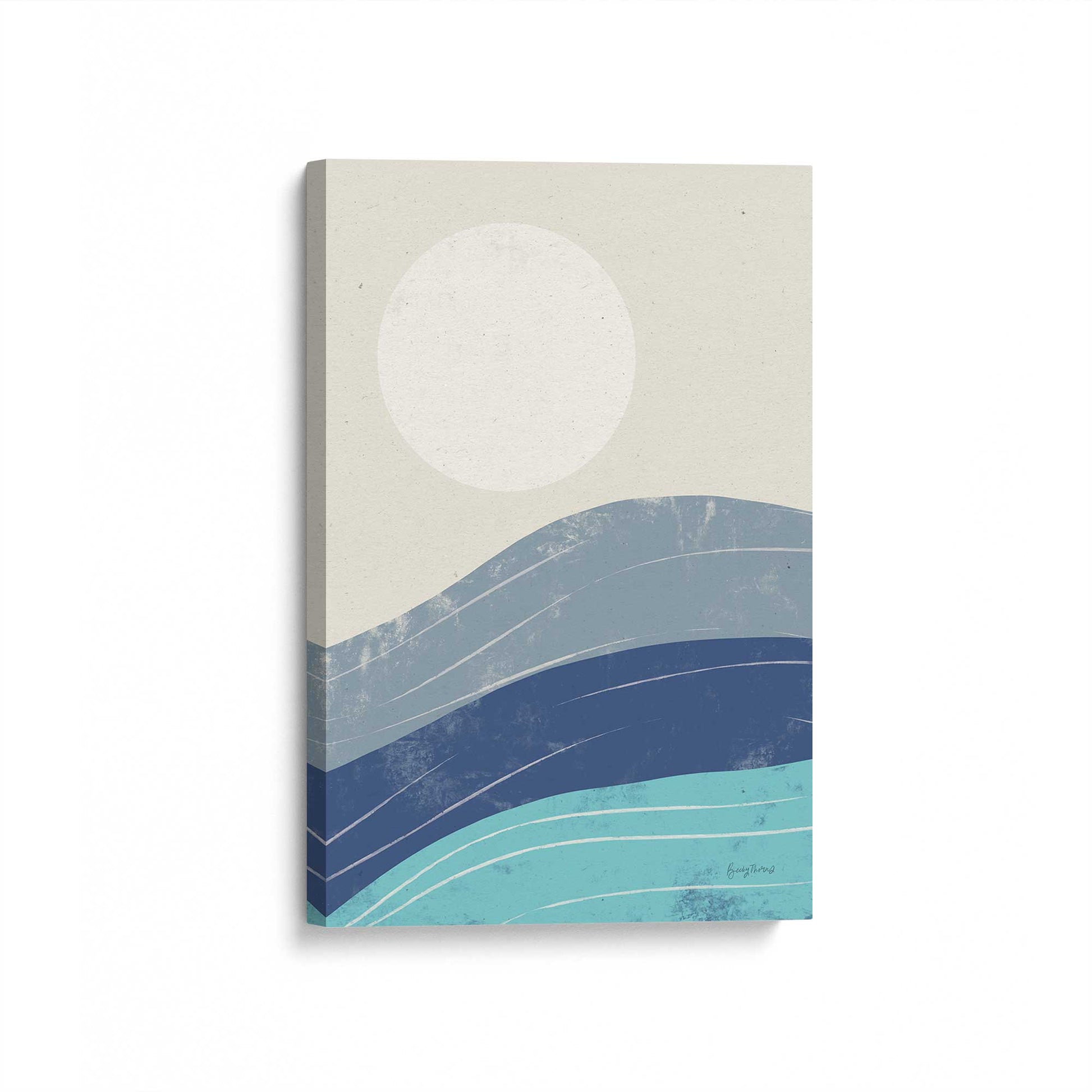 [Color:Stretched Canvas], Picture of art at an angle