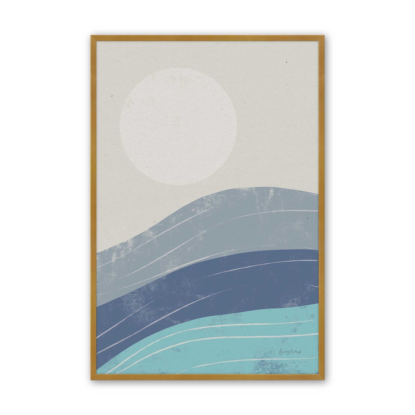 [Color:Polished Gold], Picture of art in a Polished Gold frame