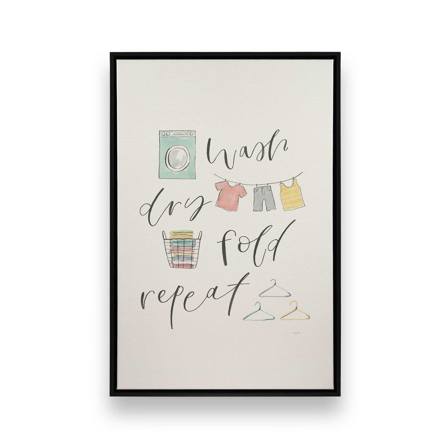 [Color:Satin Black], Picture of art in a Satin Black frame