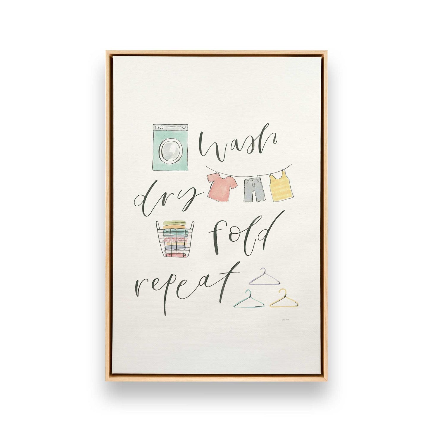 [Color:American Maple], Picture of art in a American Maple frame
