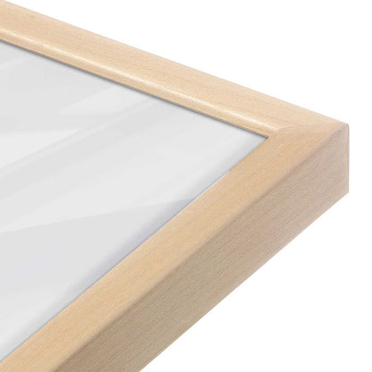 [Color:Raw Maple], Picture of art in a Raw Maple frame at an angle
