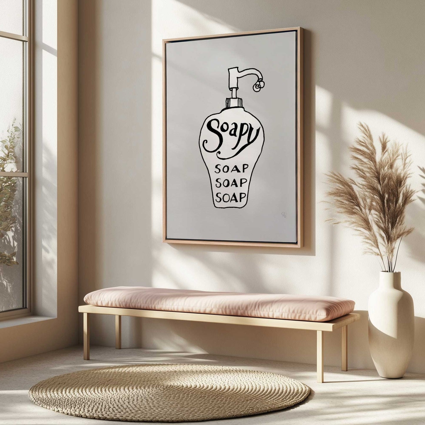 Picture of art in a room
