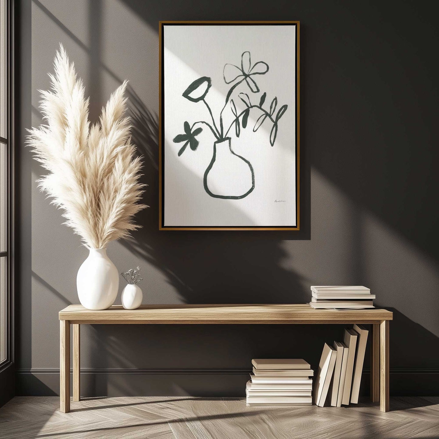 Picture of art in a room