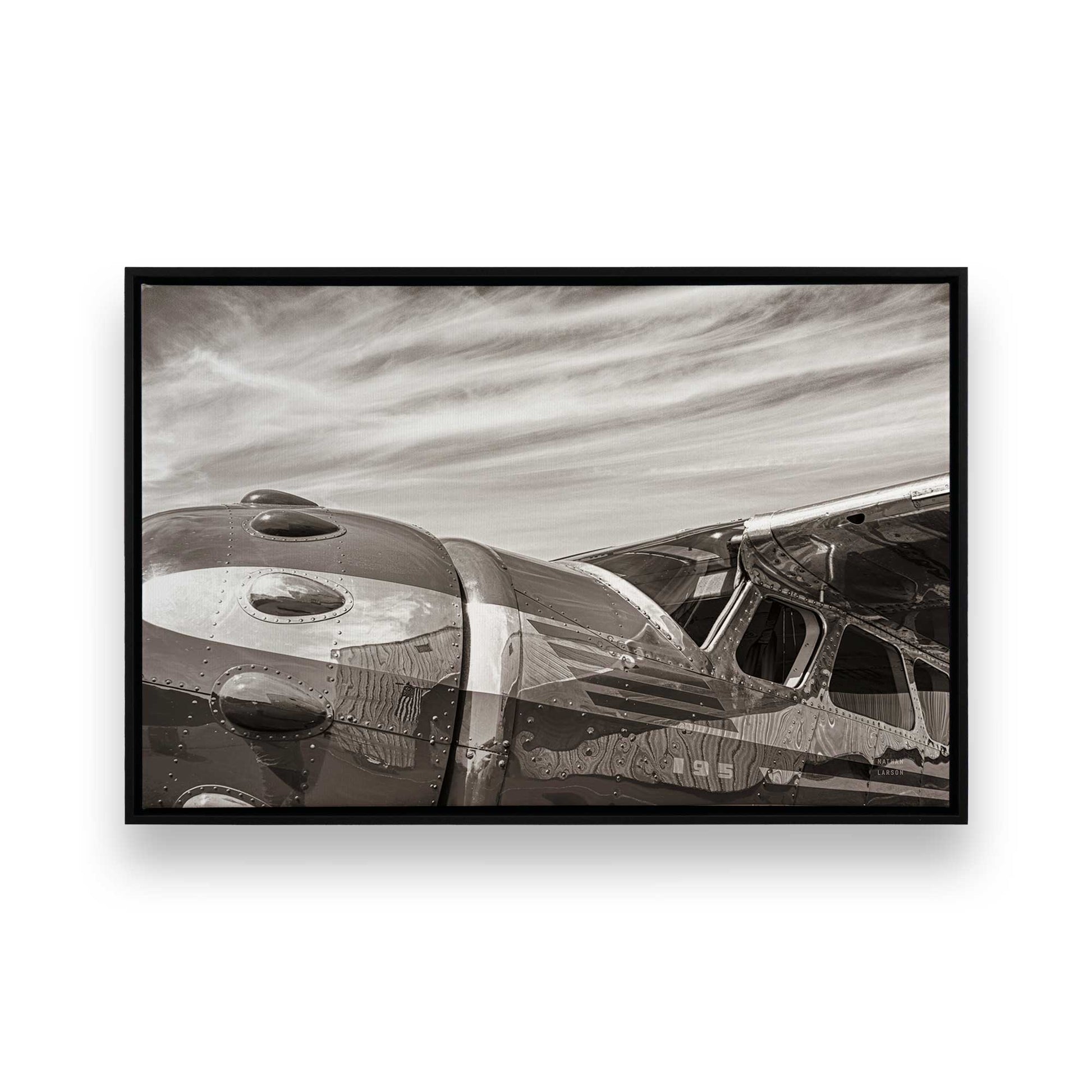 [Color:Satin Black], Picture of art in a Satin Black frame