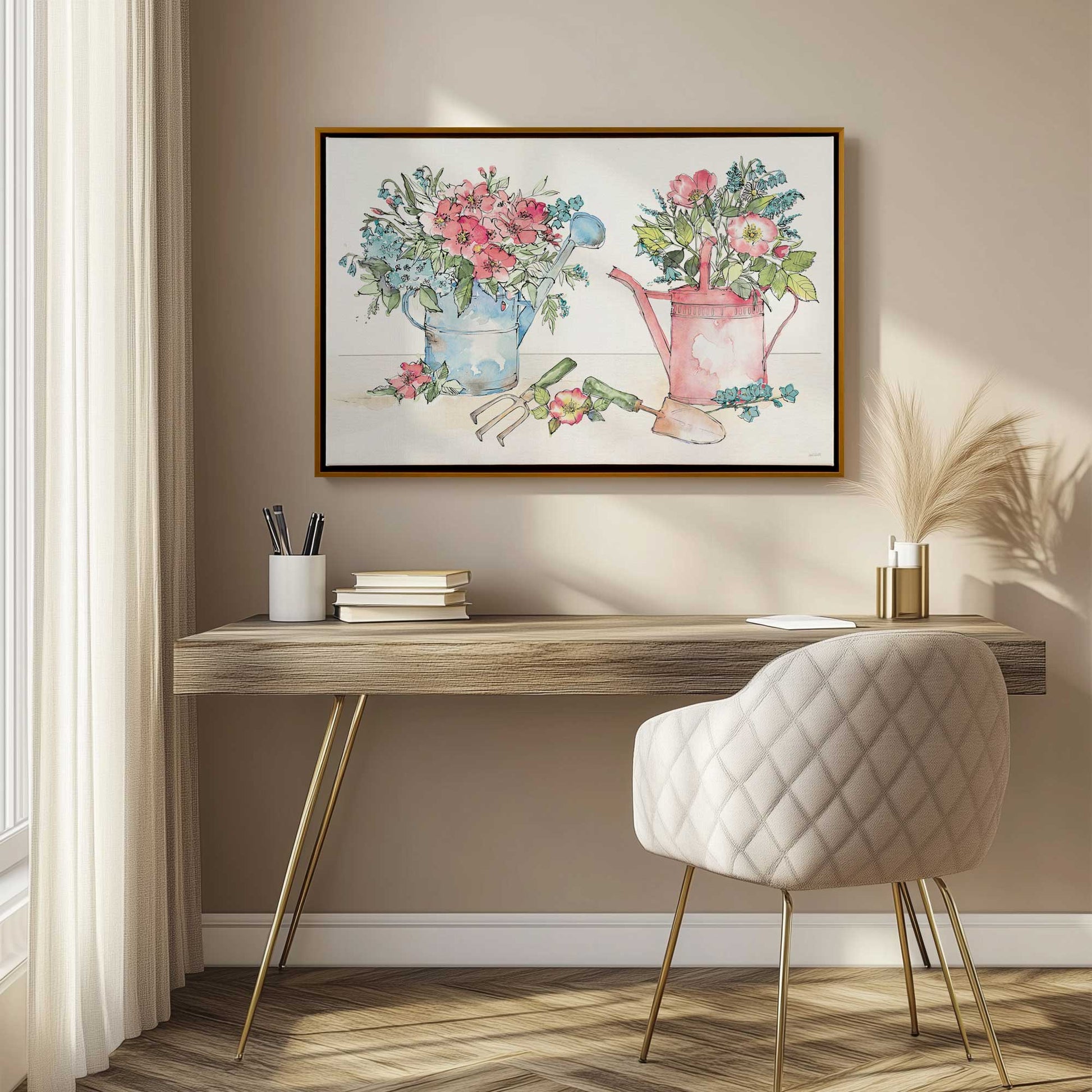 Picture of art in a room