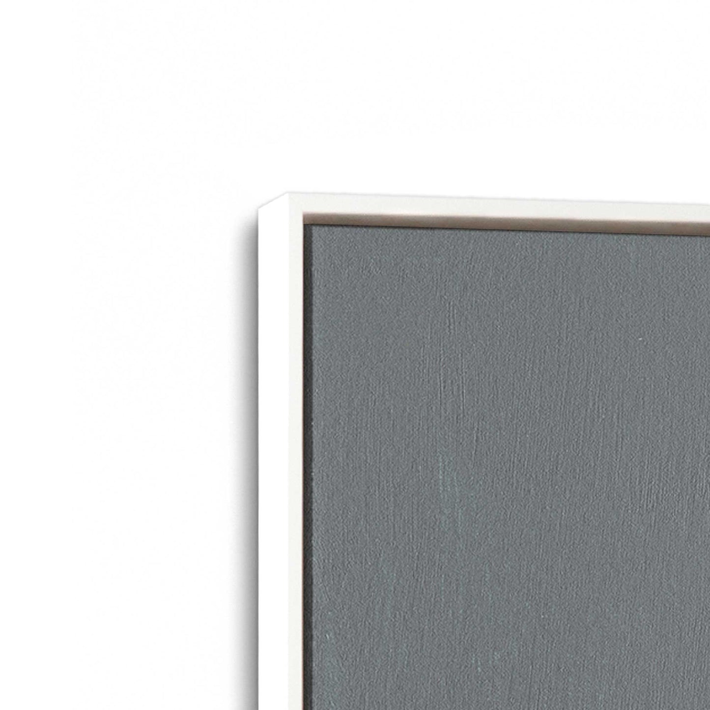 [Color:Opaque White], Picture of art in a White frame at an angle