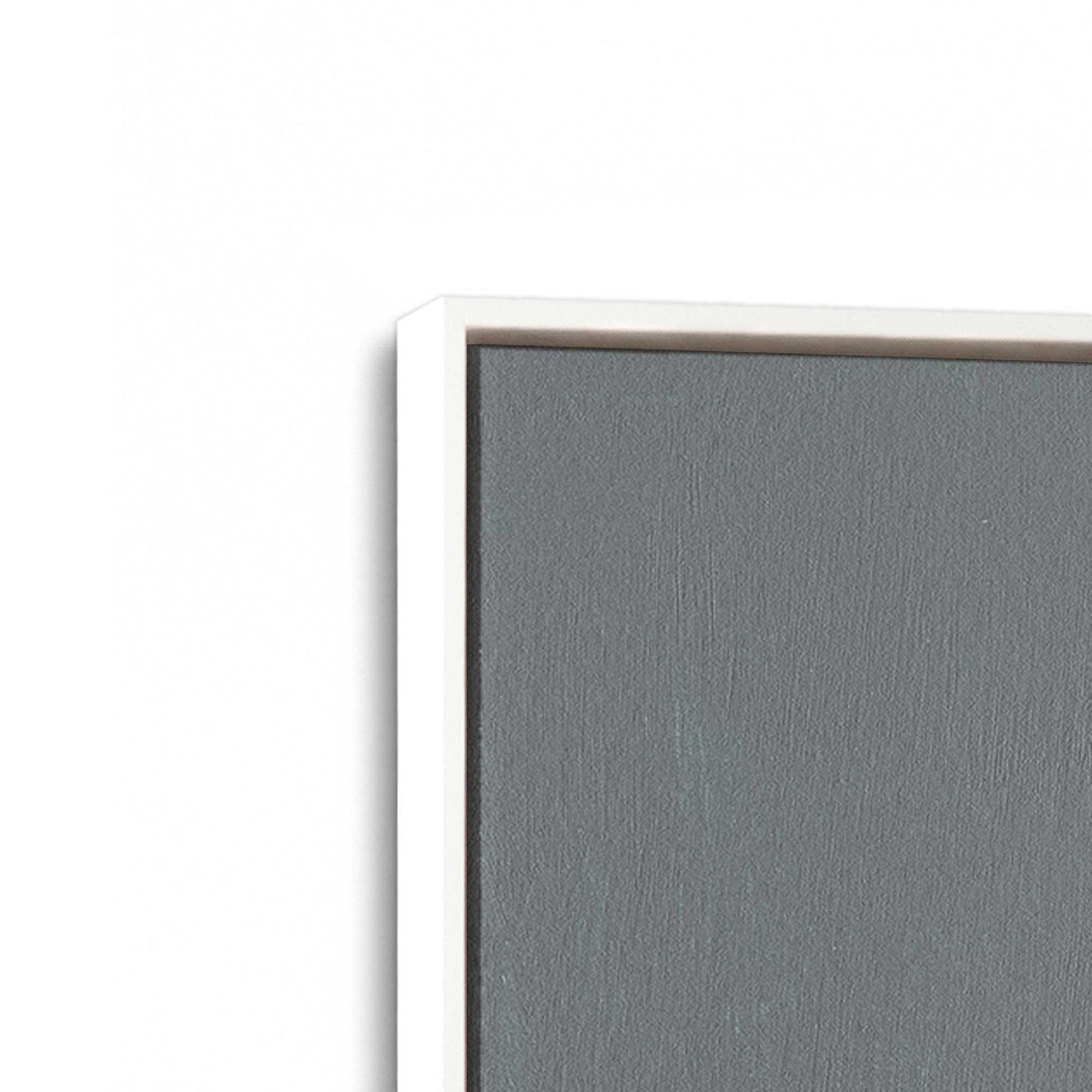 [Color:Opaque White], Picture of art in a White frame at an angle