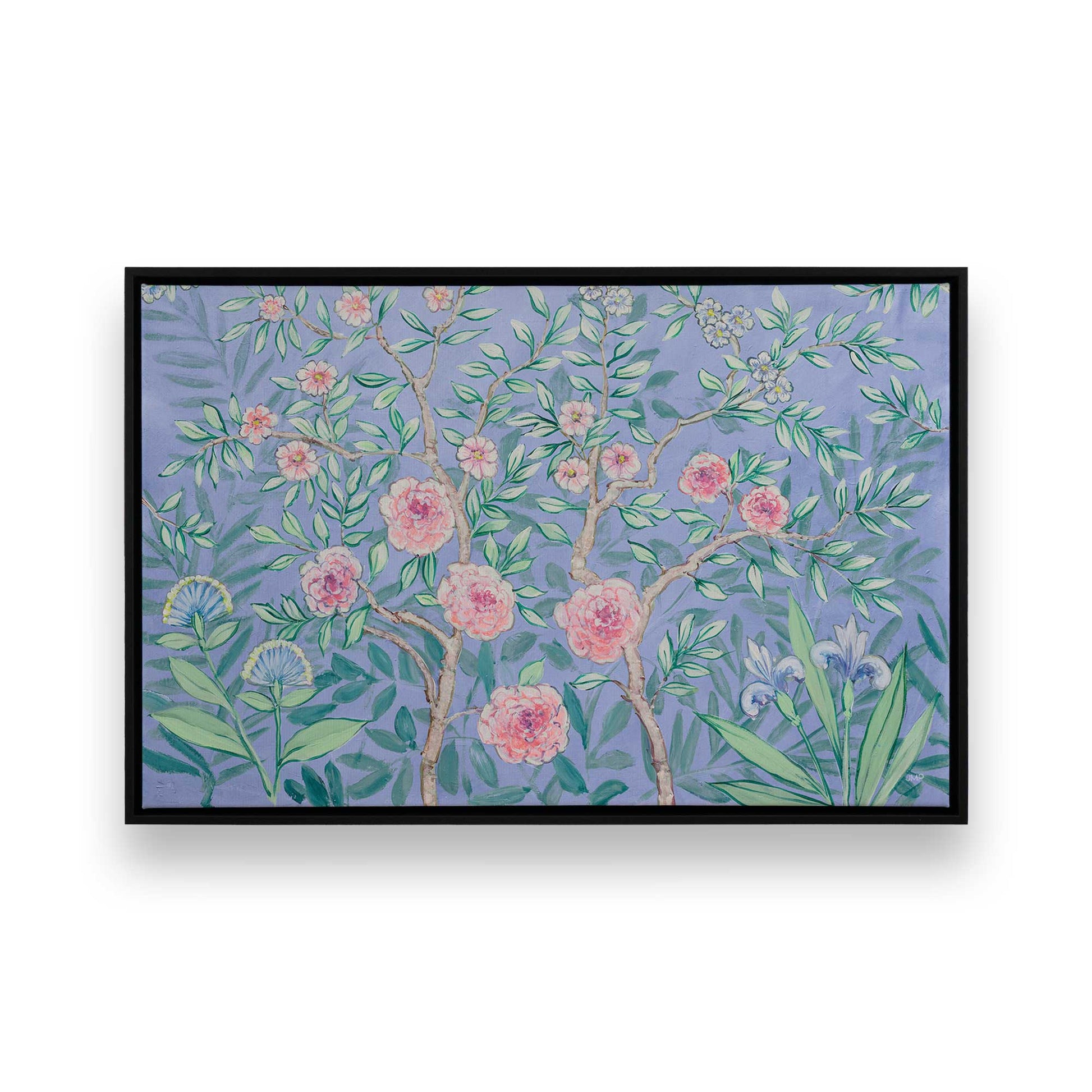 [Color:Satin Black], Picture of art in a Satin Black frame