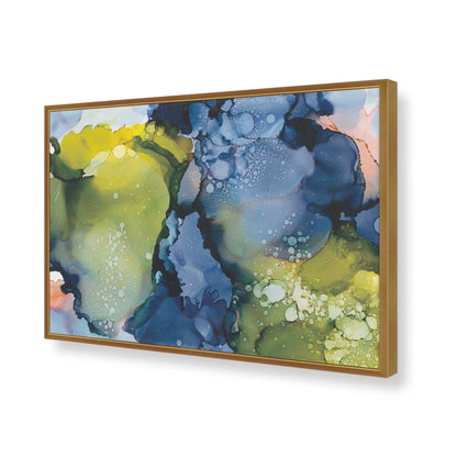 [Color:Polished Gold], Picture of art in a Polished Gold frame of the corner