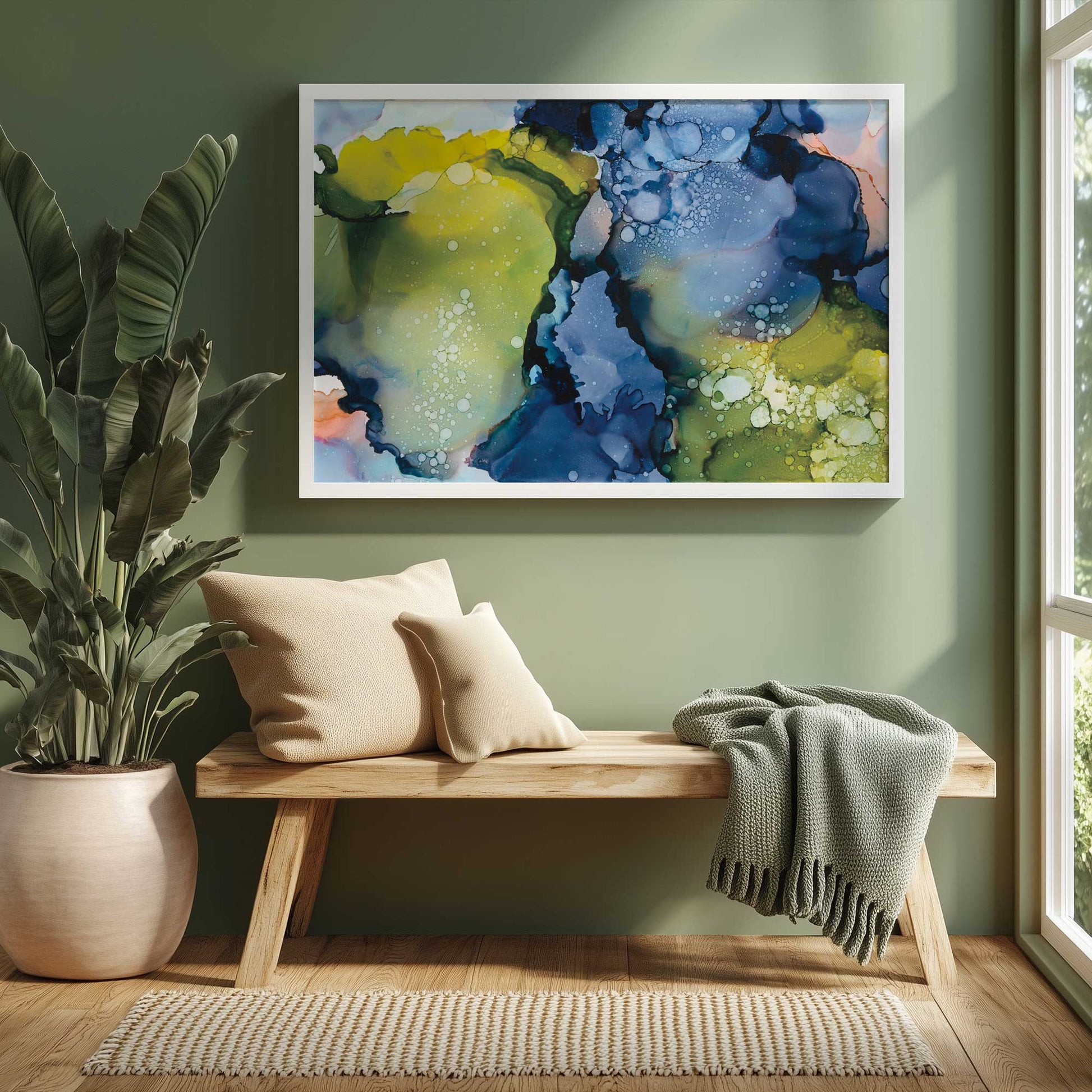 Picture of art in a room