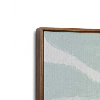 [Color:Walnut], Picture of art in a Walnut frame at an angle