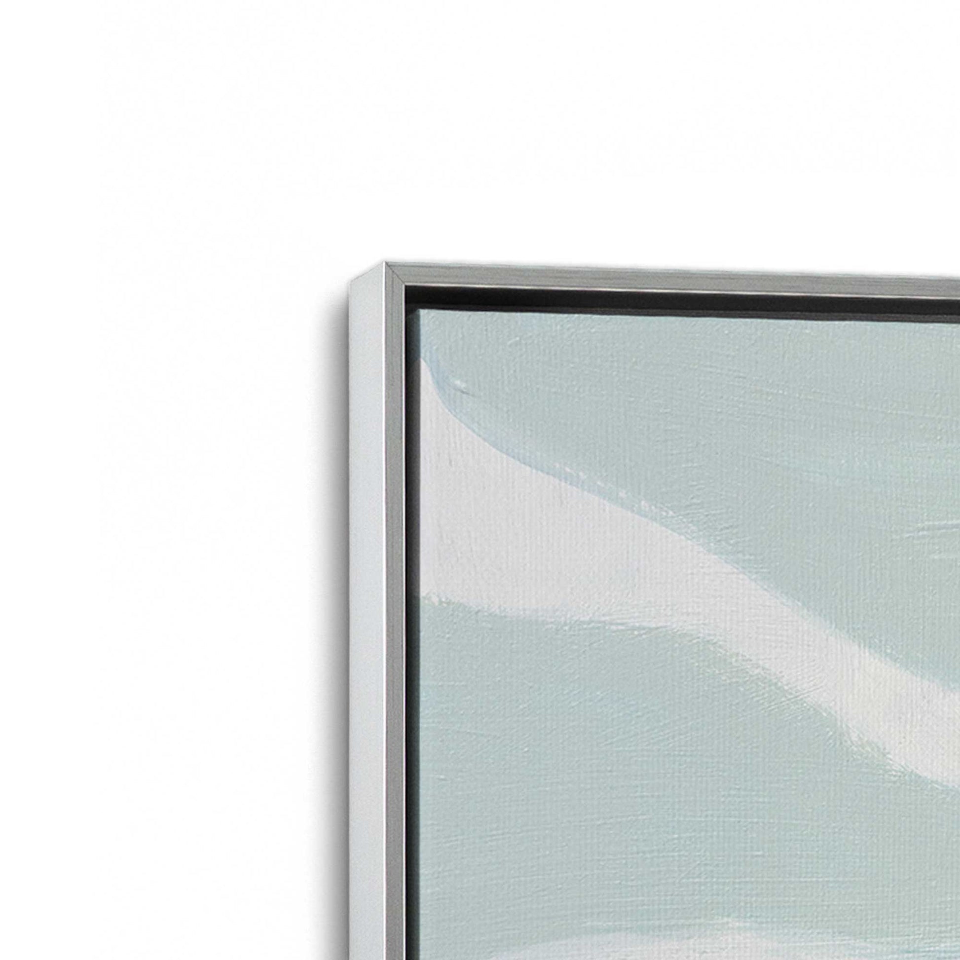 [Color:Polished Chrome], Picture of art in a Polished Chrome frame at an angle
