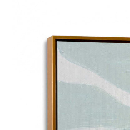 [Color:Polished Gold], Picture of art in a Polished Gold frame at an angle