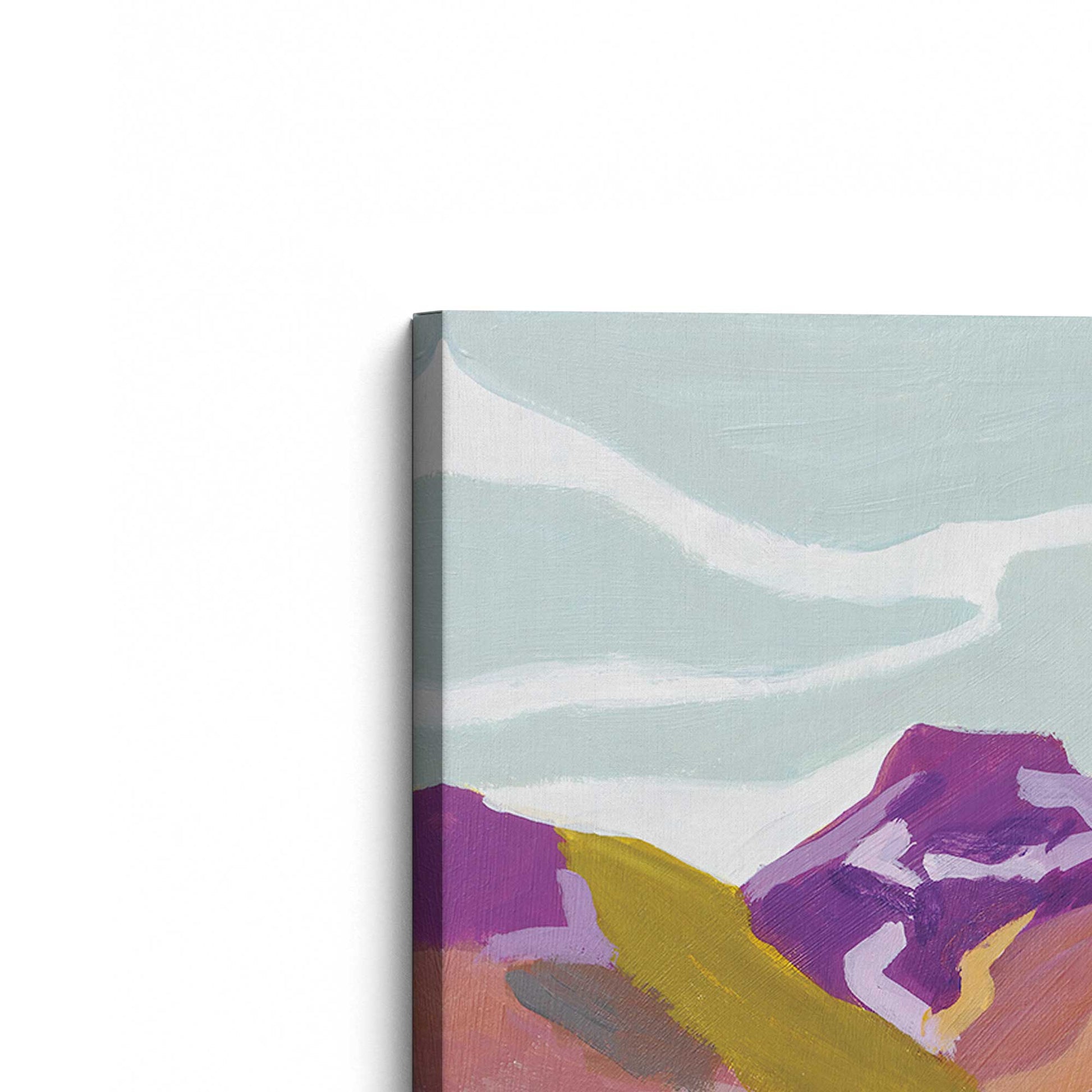 [Color:Stretched Canvas], Picture of the corner of the art