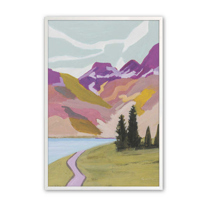 [Color:Opaque White], Picture of art in a Opaque White frame