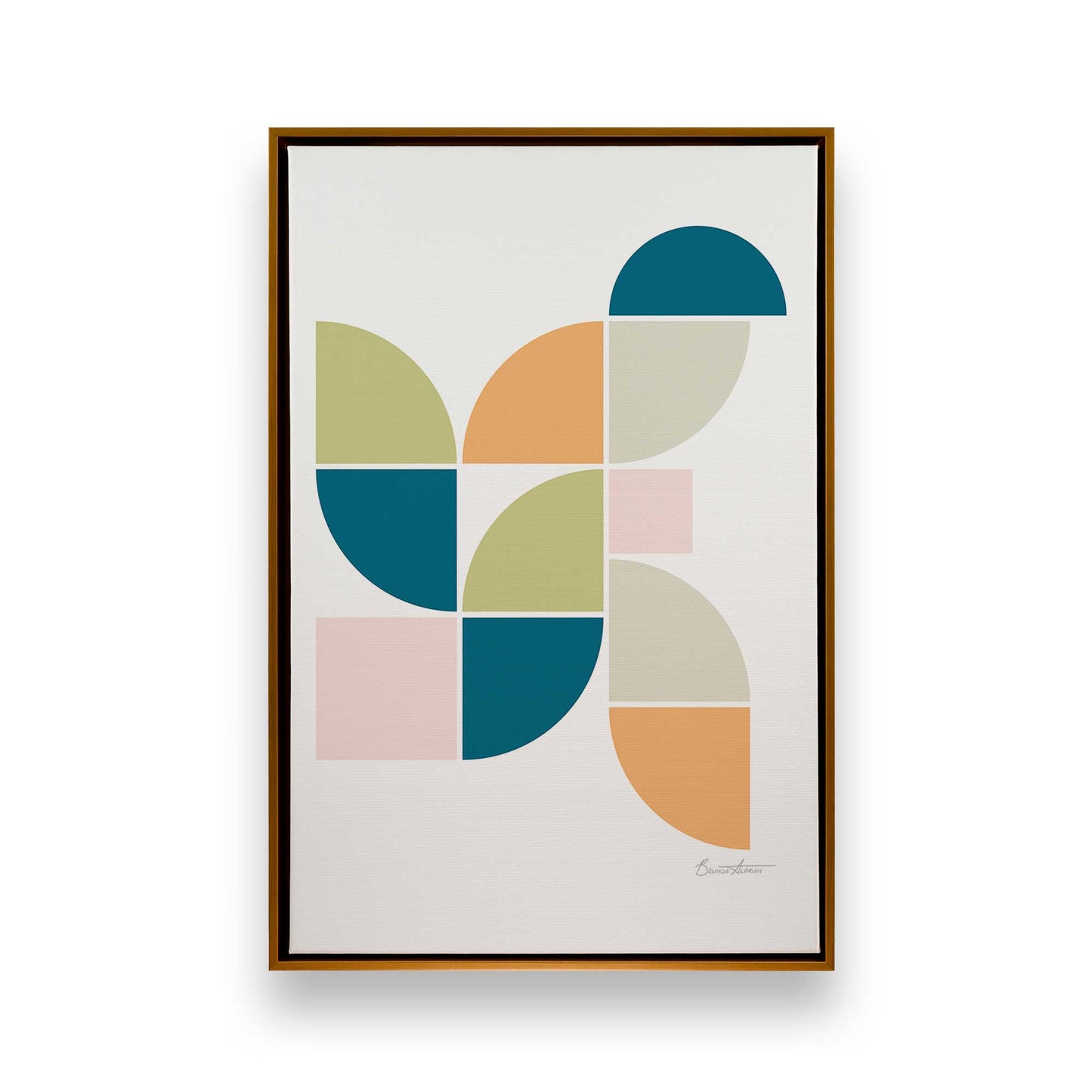 [Color:Polished Gold], Picture of art in a Polished Gold frame