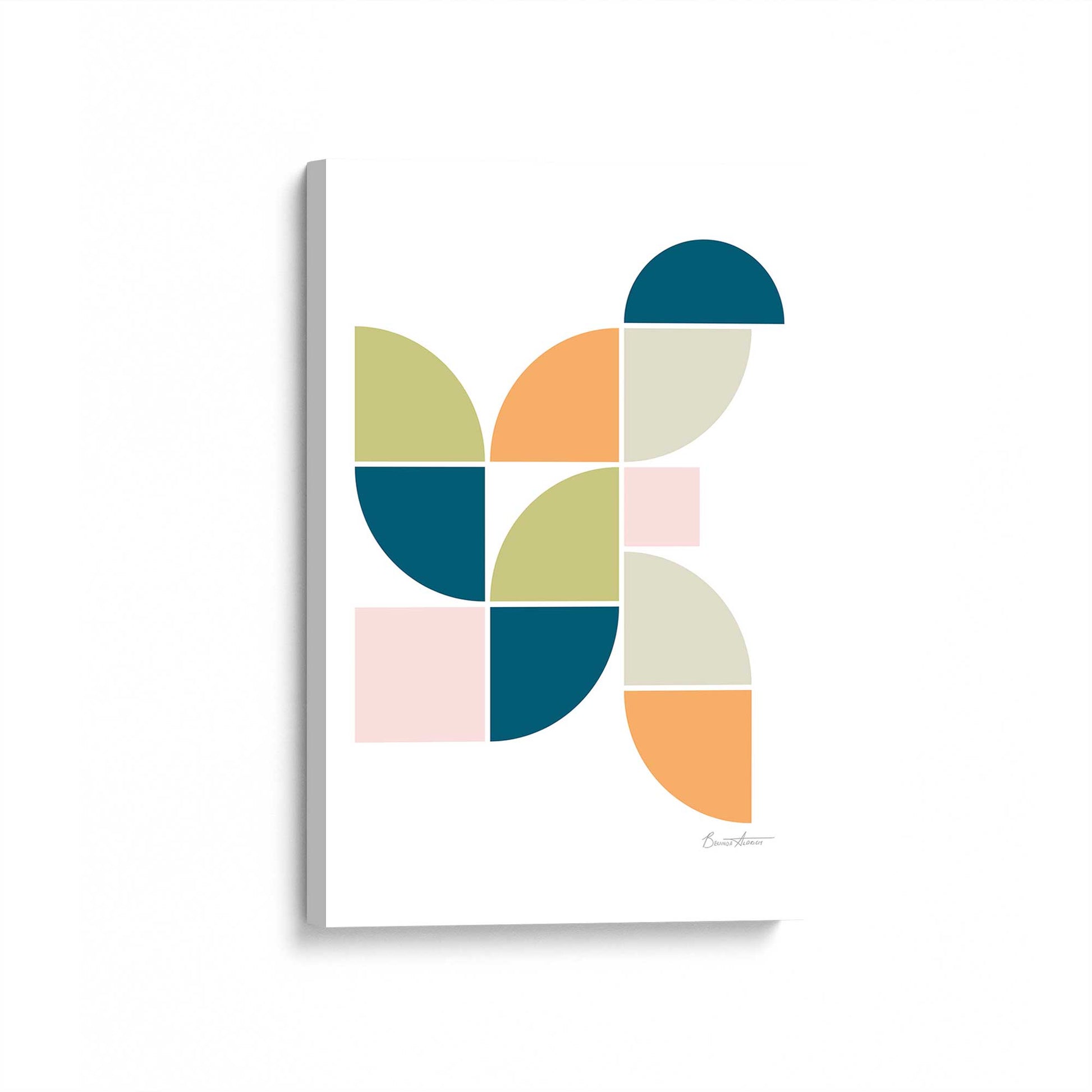 [Color:Stretched Canvas], Picture of art at an angle
