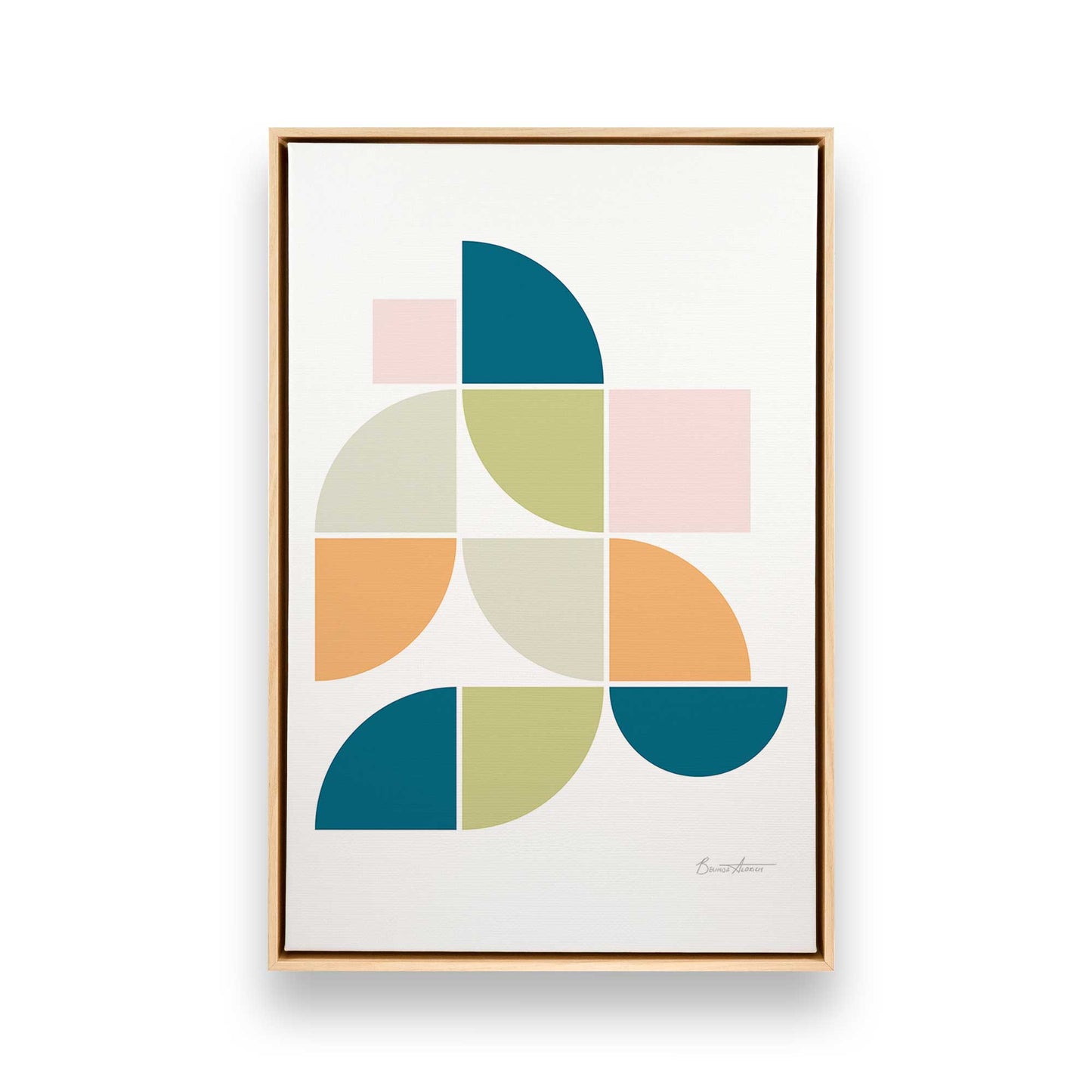 [Color:American Maple], Picture of art in a American Maple frame