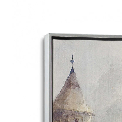 [Color:Polished Chrome], Picture of art in a Polished Chrome frame at an angle