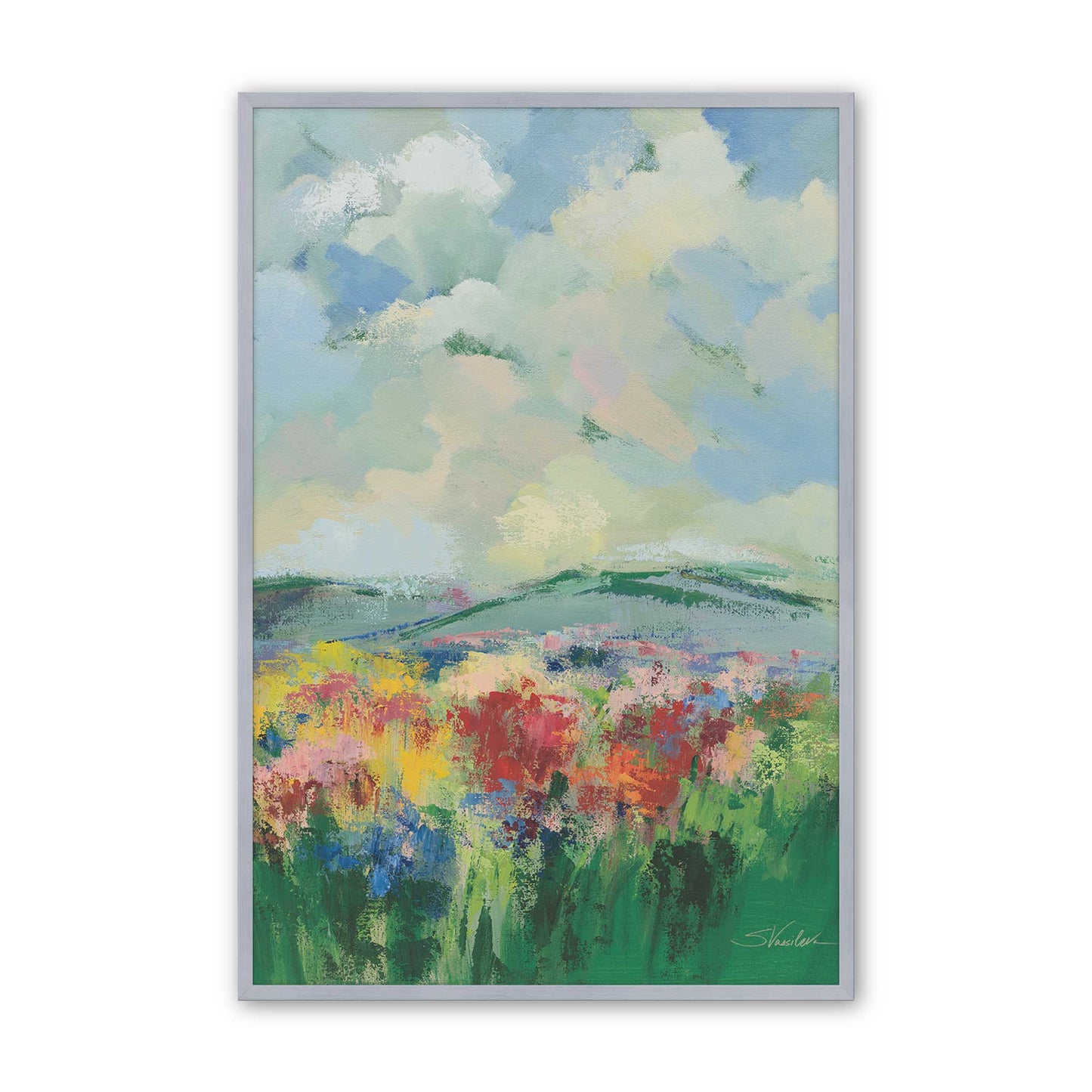 [Color:Polished Chrome], Picture of art in a Polished Chrome frame