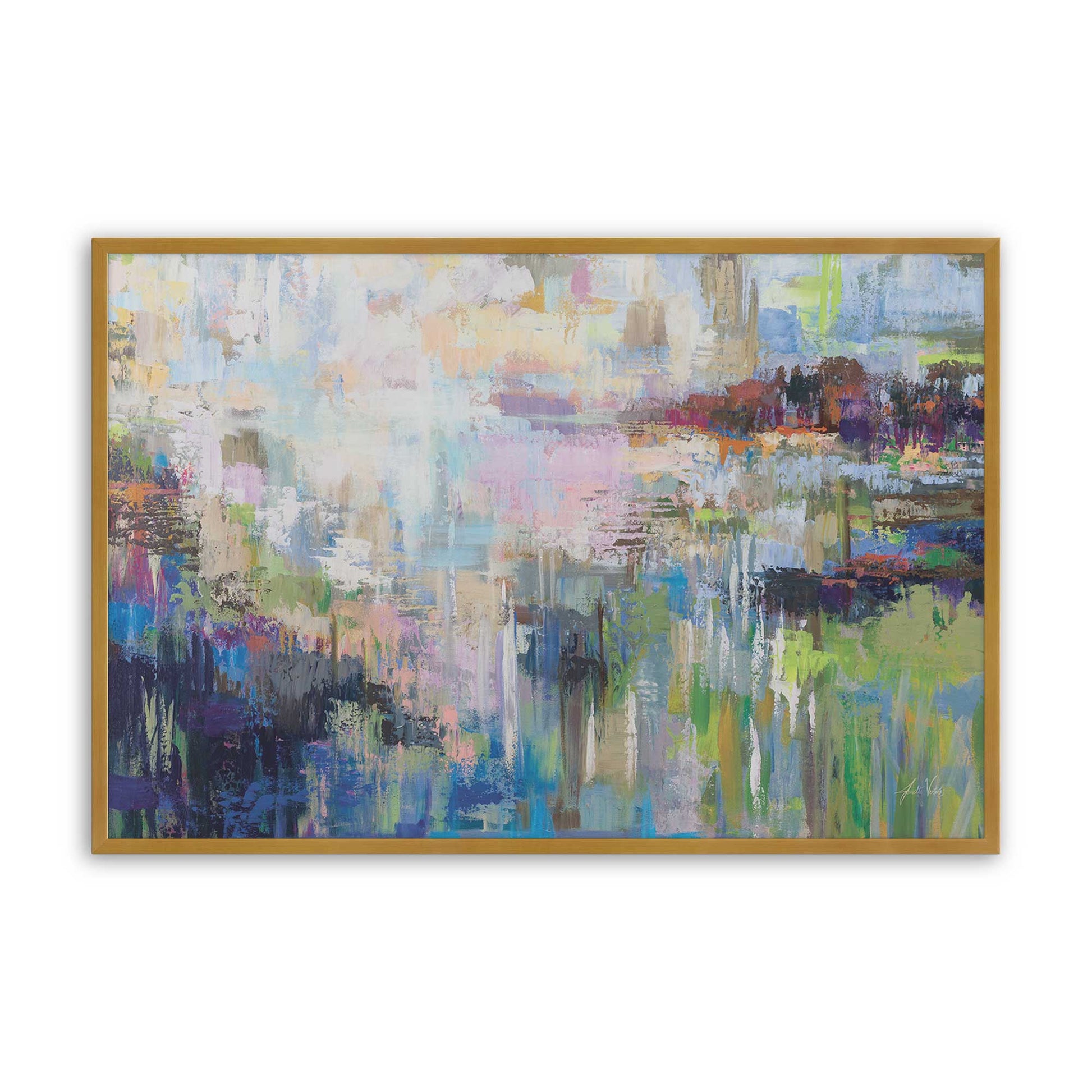 [Color:Polished Gold], Picture of art in a Polished Gold frame