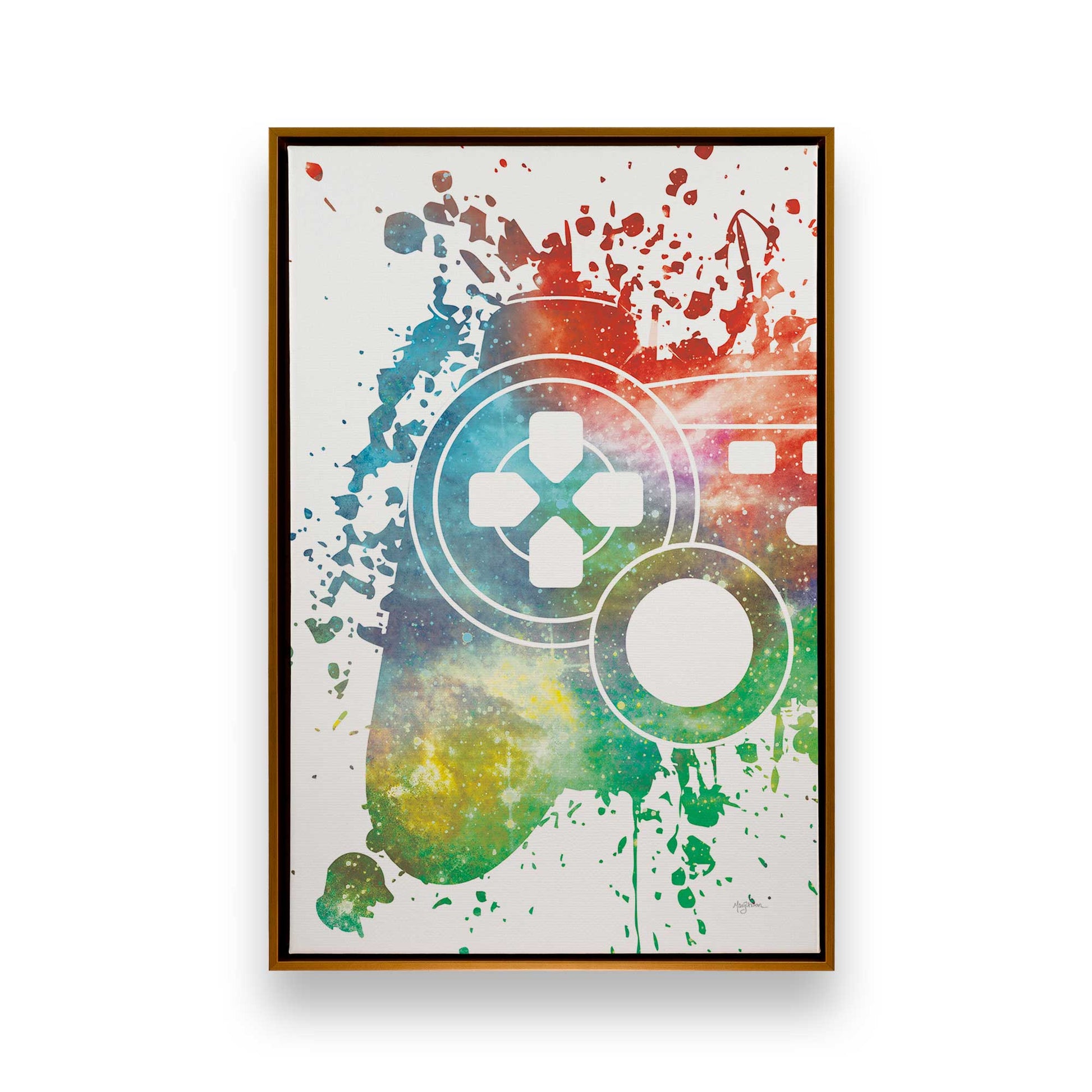 [Color:Polished Gold], Picture of art in a Polished Gold frame