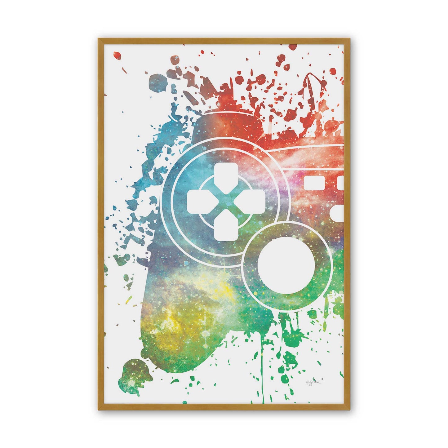 [Color:Polished Gold], Picture of art in a Polished Gold frame