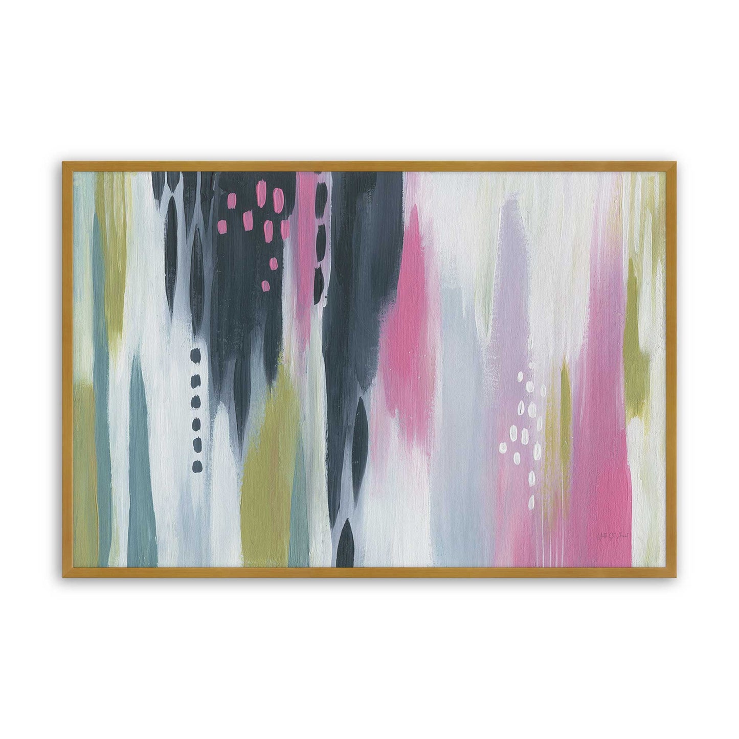 [Color:Polished Gold], Picture of art in a Polished Gold frame