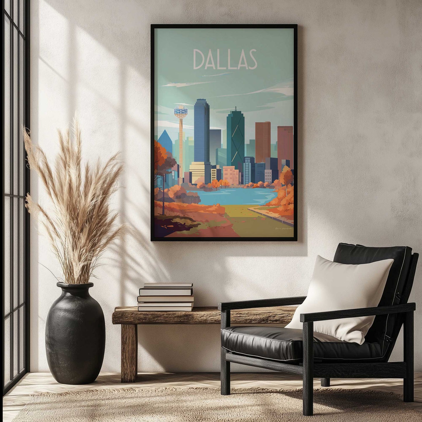 [SPECIAL],[LIFESTYLE], Picture of art hanging in a room