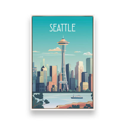 [Color:Opaque White], Picture of art in a White frame