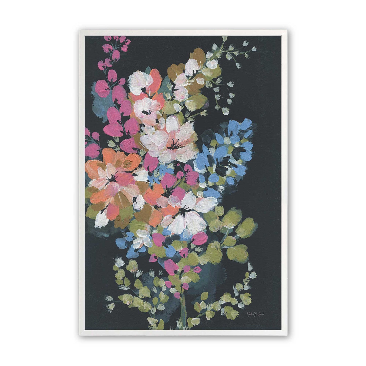 [Color:Opaque White], Picture of art in a Opaque White frame