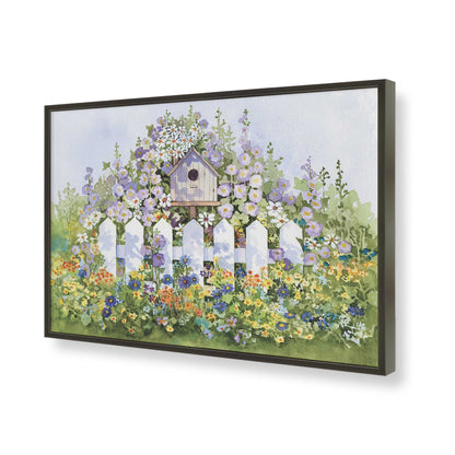 [Color:Satin Black], Picture of art in a Satin Black frame of the corner
