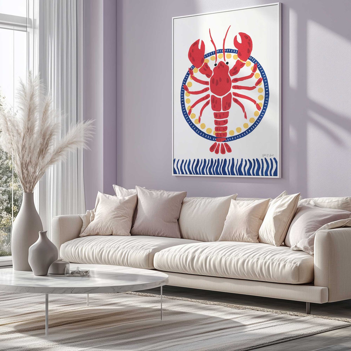 [SPECIAL],[LIFESTYLE], Picture of art hanging in a room