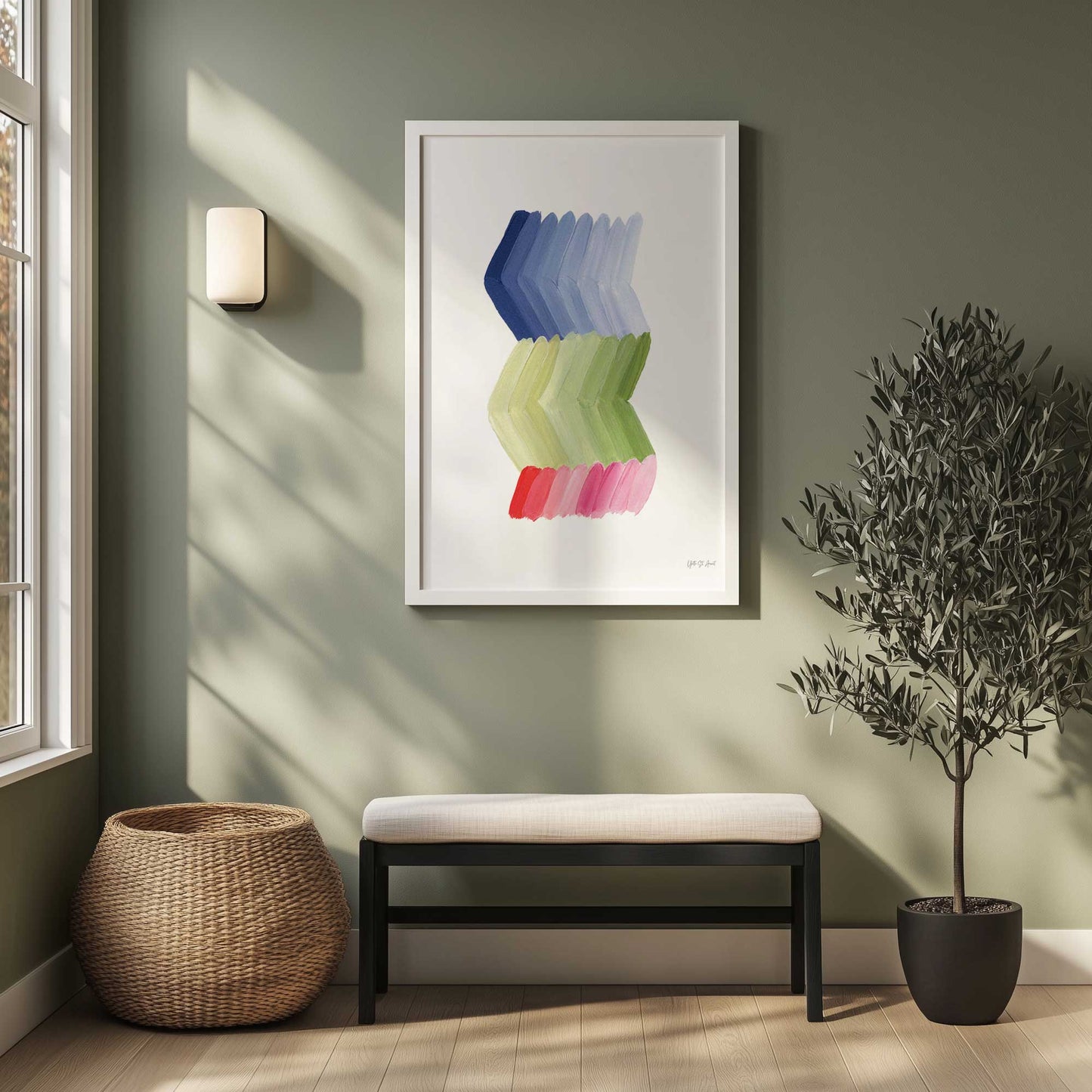 [SPECIAL],[LIFESTYLE], Picture of art hanging in a room