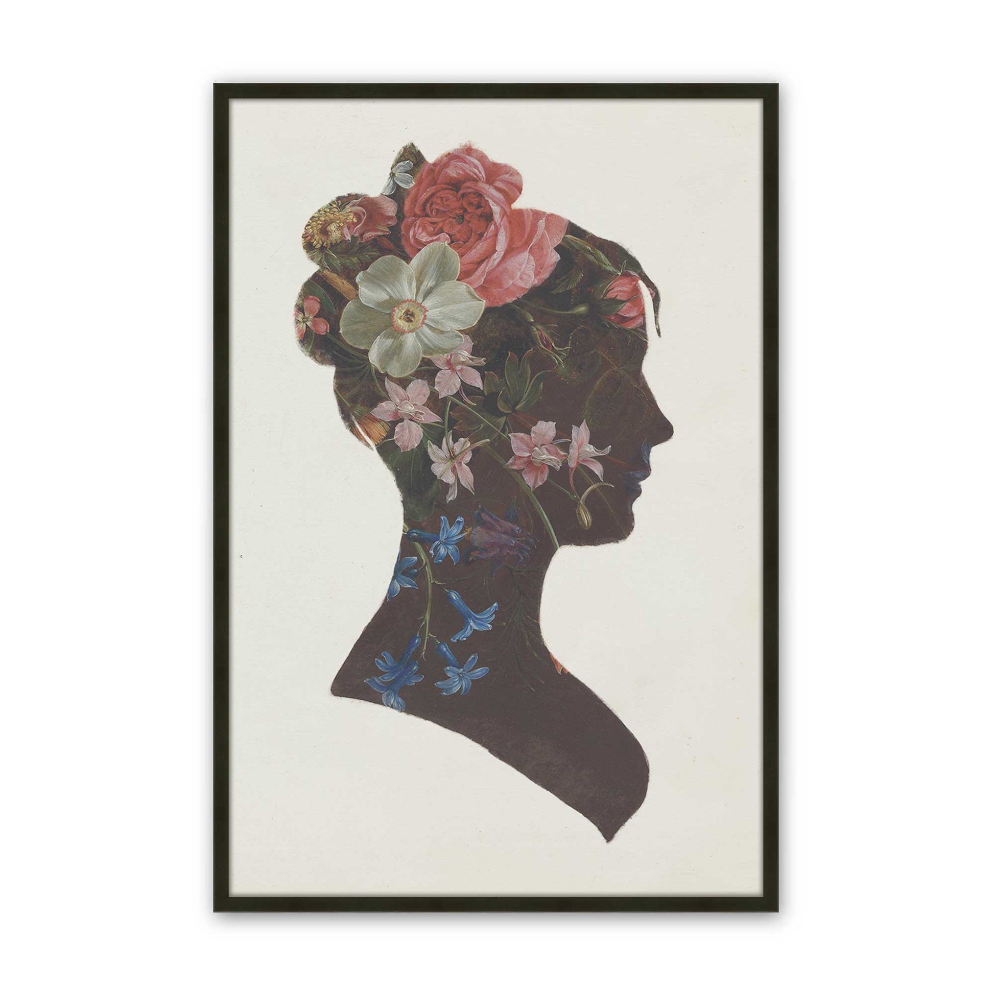 [Color:Satin Black], Picture of art in a Satin Black frame