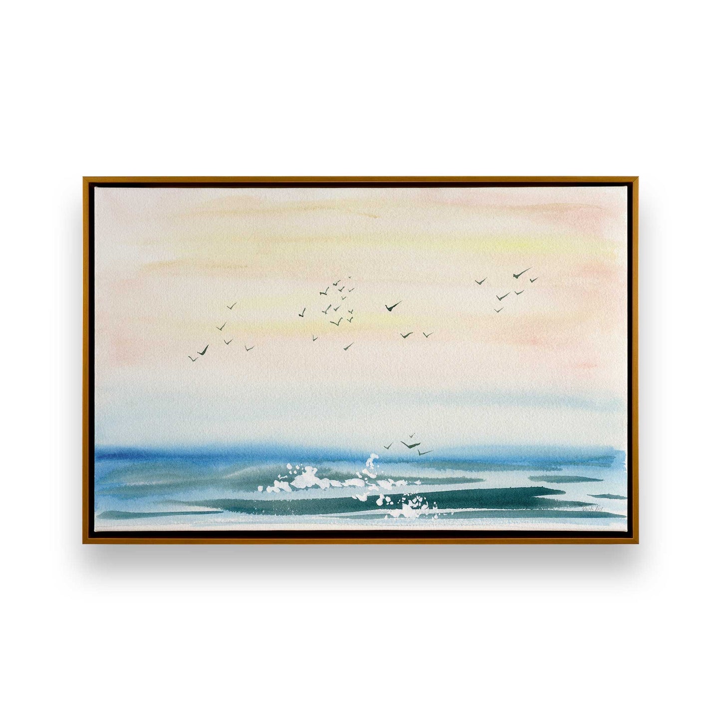 [Color:Polished Gold], Picture of art in a Polished Gold frame