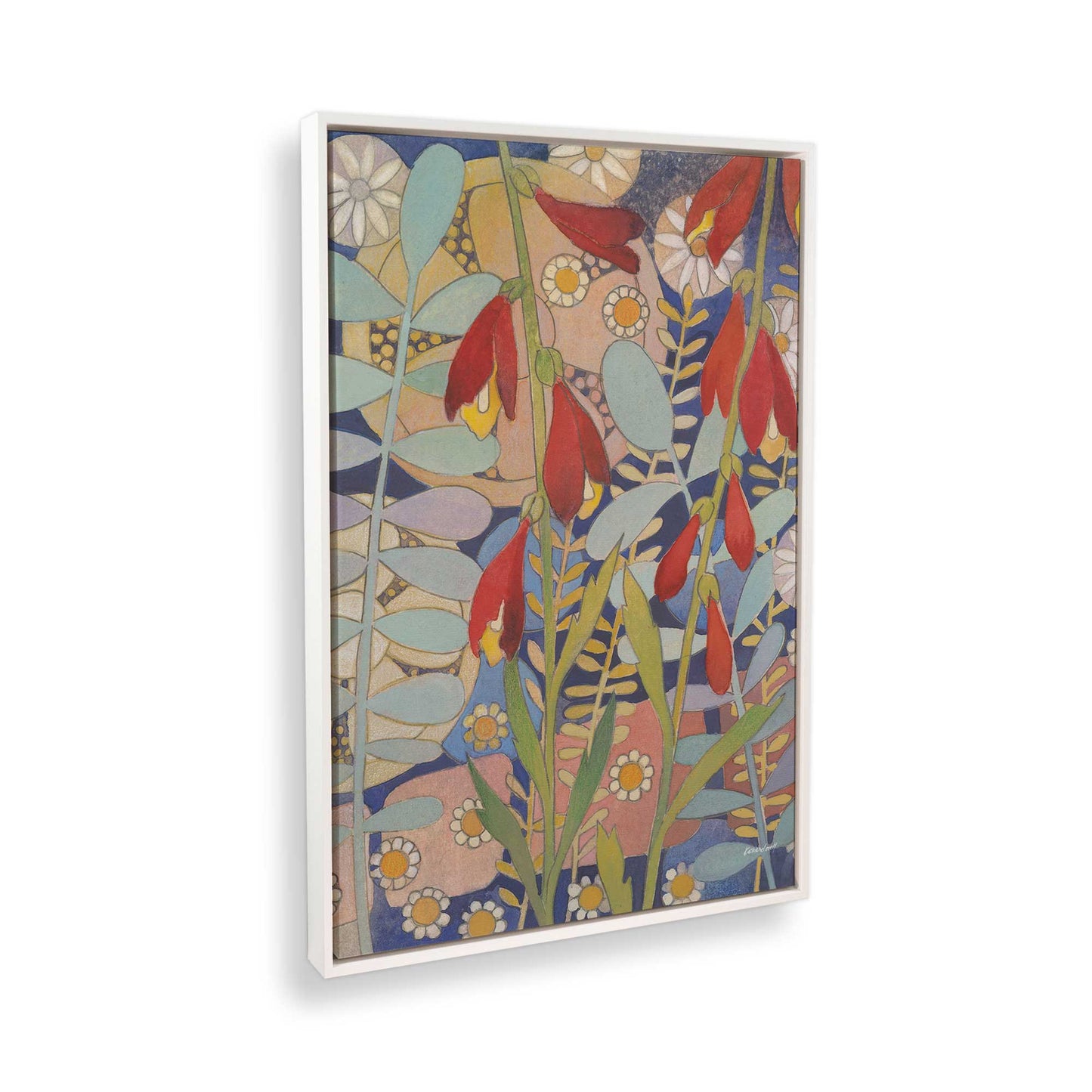 [Color:Opaque White], Picture of the corner of the art