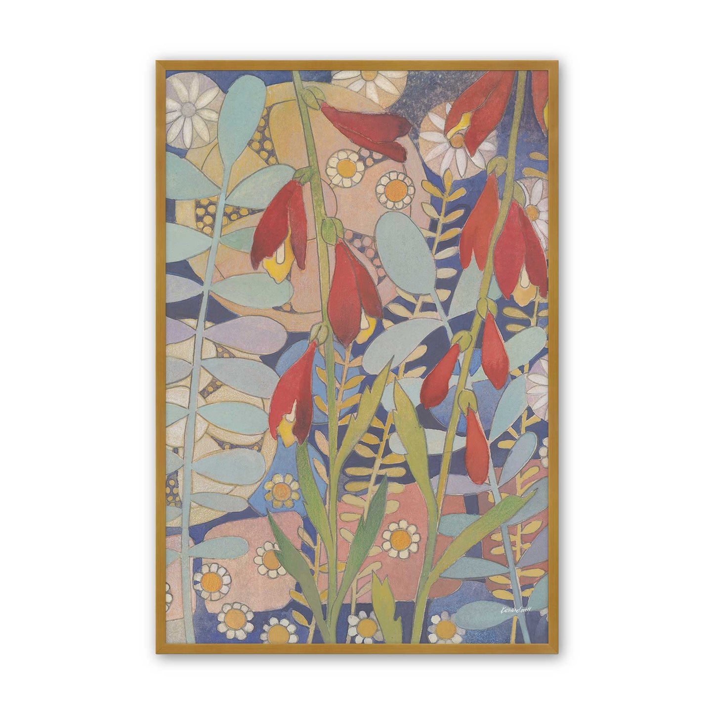 [Color:Polished Gold], Picture of art in a Polished Gold frame